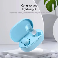 Écouteurs sans fil A6S Airbuds A6S BT 5.3 à commande tactile, étanches, avec indicateur de batterie LED