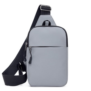 Custom Men's Mini Nylon Single Shoulder Bag <strong>Small</strong> Square Black Crossbody Sport <strong>Chest</strong> Pack With Anti-theft Portable Feature - Product Image 1