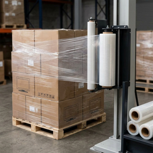 Pellicola Estensibile Industriale YISHI in <span class=keywords><strong>Rotoli</strong></span> Jumbo da 50kg per Imballaggio in Magazzino, Protezione Pallet in LLDPE per Stoccaggio - Product Image 1