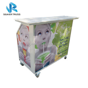 <span class=keywords><strong>Comptoir</strong></span> <span class=keywords><strong>de</strong></span> <span class=keywords><strong>bar</strong></span> portable pliable, utilisé dans le commerce, en solde - Product Image 6