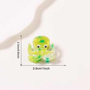 Golais Jewelry - Pinzas para el pelo pequeñas de acrílico con animales marinos coloridos, divertidas, estilo cuento de hadas, accesorios laterales para flequillo, para <span class=keywords><strong>mujer</strong></span>, fiesta, hogar - Product Image 6