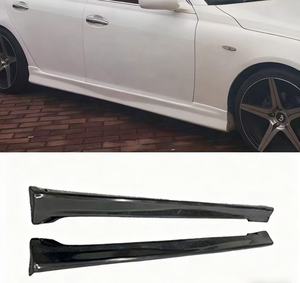 Kit de Carrocería Deportivo ABS para Auto, Directo de Fábrica, Alerón Delantero, Alerón Trasero, Faldones Laterales Negros para Mark X 2005-2009 - Product Image 5