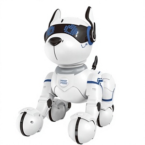 LEXiBOOK Power Puppy: Il Mio Robot Cane Intelligente con Controllo Remoto, Gesti, Addestramento, Danza, Musica, Effetti Luminosi e AI Programmabile - Product Image 1