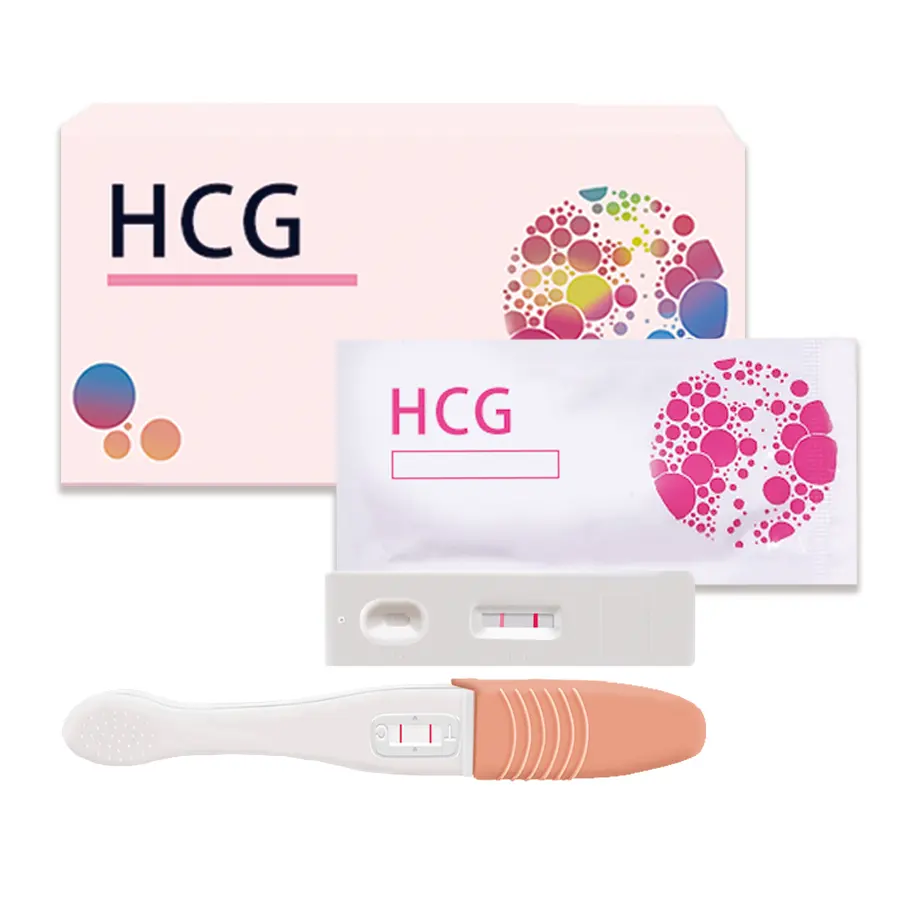 Bandelette de test de grossesse urinaire de haute précision Hcg 2.5mm Strip
