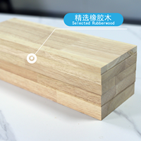 Table d'activités multifonctionnelle ergonomique pour enfants en bois massif de caoutchouc, table de jeu de construction, bureau d'étude pour enfants