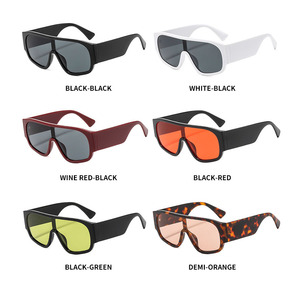 Nouvelles Lunettes de Soleil Rétro Grand Cadre Style Hip-Hop Européen et Américain Tendance Personnalisée Protection Solaire Urbaine Transfrontalière - Product Image 3