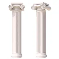 Customized Latest Design Natural Gate Roman White Marble Stone Marble Columns Pillars