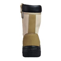 Bottes de randonnée mi-montantes à lacets et fermeture éclair en cuir Nubuck, antidérapantes, pour hommes – Chaussures de marche et de trail très populaires