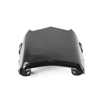 Kit de plaque d'immatriculation avant pour moto tout-terrain ShieldX Black Light Bee X, en plastique brillant, compatible Surron