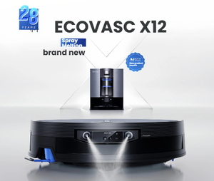 Premium for X12 OMNICYCLONE Robot Vacuum Mop Automatic Cleaning 22000Pa Suction Obstacle Avoidance <b>Plastic</b> Construction - Product Image 1