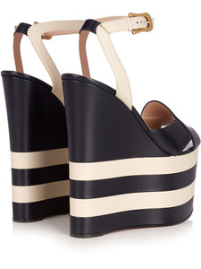 העקב גבוה פלטפורמת סנדלי נשים נעלי 2021 קיץ פטנט עור סנדלים בעבודת יד OEM & ODM - Product Image 4