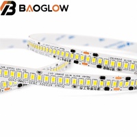 Bande LED 2835 3000K 4000K 6500K 220V 10mm 25/50 sur circuit imprimé en cuivre électroplaqué, 240 LED/m, 20W/m, haute luminosité, flexible