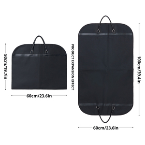Borsa Porta Abiti di Alta Qualità con Logo Personalizzato, Lussuosa Custodia da Viaggio Impermeabile in Pelle per Abiti, Antipolvere - Product Image 5