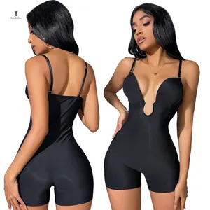 Womens Firm Control Open-Bust Body Shaper Adjustable FULL BODY Shapewear Bustier Underwire Tummy Breathable Control Jumper