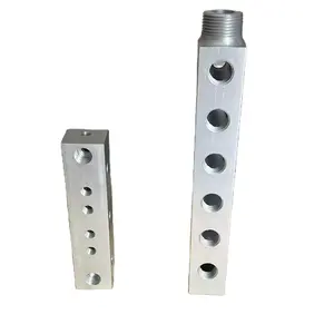 Aluminum manifold blocks machined by precision casting of Huading Metal