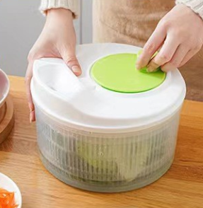 <span class=keywords><strong>Essoreuse</strong></span> <span class=keywords><strong>à</strong></span> légumes manuelle, hachoir <span class=keywords><strong>à</strong></span> <span class=keywords><strong>salade</strong></span>, déshydrateur et passoire pour légumes verts - Product Image 5