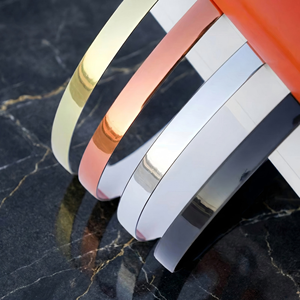 Moulure murale décorative en PVC pour usine de meubles, moderne, durable, écologique, résistante à l'humidité, couleur pailletée, pour usage domestique - Product Image 6