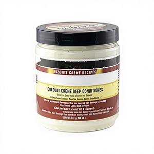 Crème réparatrice pour cheveux nourrissante et démêlante à base de plantes biologiques, à la noix de coco, pour tous les types de cheveux, unisexe, adultes - Product Image 1