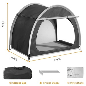 Pour <span class=keywords><strong>Amazon</strong></span> Bestseller Tente de cyclisme portable monocouche pour VTT Couverture de vélo d'extérieur en tissu Oxford - Product Image 1