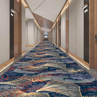 Tapis mural commercial imprimé sur mesure en jacquard, résistant aux taches et antidérapant, pour bureaux et hôtels