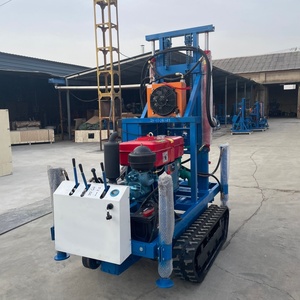Máquina de Perfuração de Poços de Água Hidráulica Montada em Esteira a Diesel, 200m de Profundidade, para Irrigação Agrícola e Perfuração de Rocha Dura - Product Image 4