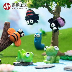 Figurines d'animaux en résine Dp Craft, mini décorations de jardin pour intérieur et extérieur - Product Image 2