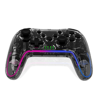 Contrôleur de jeu PC RGB lumière respirante console nintend switch, contrôleurs de jeu joysticks avec bluetooth
