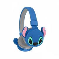 Casque sans fil pliable BT créatif pour enfants, casque de dessin animé populaire, cadeau, casque personnalisé