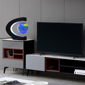 Quả Cầu Xoay Nổi Từ Tính Bay Lơ Lửng Mới Về Ma Thuật Với Đèn Led Bản Đồ Thế Giới Để Trang Trí Nhà Bên Cạnh - Product Image 4