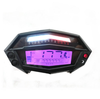 Speedometer digital kecepatan modifikasi sepeda motor, instrumen LCD 7 warna dengan sensor
