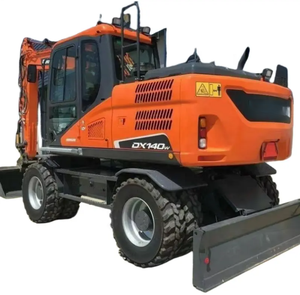 Precio de Fábrica, Miniexcavadora de 14 Toneladas, Miniexcavadora China con Ruedas DX140W - Product Image 2