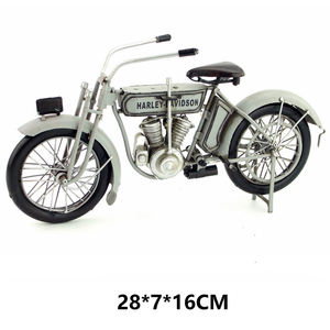 2021 plaque de fer antique américaine Offre Spéciale décoration de la maison 1909 modèle de la première moto bimoteur en forme de V - Product Image 4