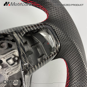 Volant de direction en fibre de carbone personnalisé, amélioration de l'intérieur de voiture pour Ford Focus MK4 ST-Line Active Fiesta ST Puma 2018-2022, nouveau design - Product Image 4