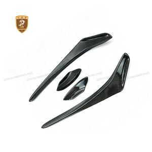 Ailerons avant en fibre de carbone style <span class=keywords><strong>PR</strong></span> pour Mercedes Benz AMG GTR, kit de garnitures aérodynamiques avant - Product Image 4
