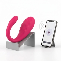 Control Remoto por Aplicación, Estimulador de Punto G, Color Rosa, Divertido, Bluetooth de Larga Distancia, Recargable, Más de 10 Vibraciones, Juguete Sexual para Adultos