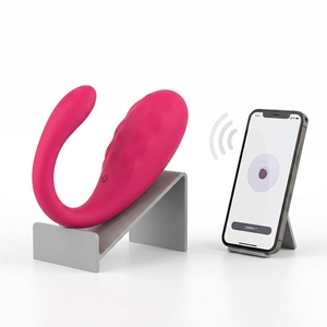 Télécommande d'application pour culotte vibrante G-Spot rose, jouet sexuel portable Bluetooth rechargeable à plus de 10 vibrations pour adultes, pour des moments amusants à distance - Product Image 1