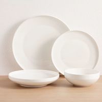 Ensemble de vaisselle en porcelaine fine blanche, assiettes de mariage personnalisées en céramique, tasses et bols pour la cuisine, vente en gros