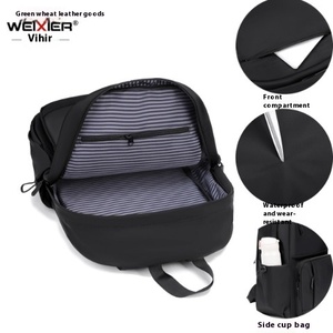 Cao cấp hợp thời trang công suất lớn Oxford dây kéo máy tính xách tay Ba lô polyester không thấm nước kinh doanh thường đi lại phổ máy tính - Product Image 3