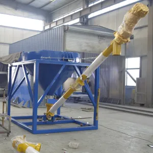 Üretim fiyat 3m3 çimento tartı hazne çimento büyük çanta silosu vidalı konveyör