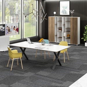 Modern Wooden Conference Room <b>Table</b> Desk <b>Office</b> Furniture 8 10 Person Meeting <b>Table</b> - Product Image 2