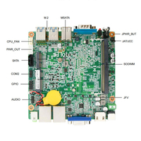 Motherboard Nano ITX Intel Eip 2024 Harga Terjangkau DDR4 dengan LanCard I210 I211 32GB untuk Server/Workstation I3 I5