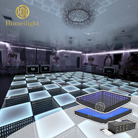 Panel de Espejo Infinito de 12x12 pies con Efecto 3D, Pista de Baile LED DMX para Bodas, Fiestas y Salones de Baile