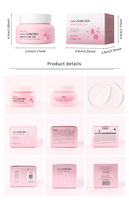 Laikou Japon Sakura Gel Hydratant Super Lissant aux Extraits Végétaux Texture Rafraîchissante Crème-Gel Essentielle Visage Fixe l'Hydratation