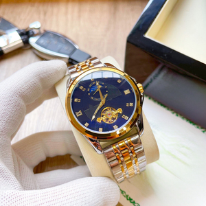 Classic Hollow <b>Skeleton</b> Tourbillon <b>Watch</b> Luxury Business Casual <b>Automatic</b> Mechanical Wristwatch - Product Image 4