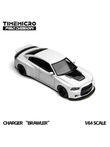Nuevo y Popular Coche de Policía Dodge Charger Brawler LSPD de Aleación Fundida a Presión, Miniatura 1:64 sin Ruedas, Juguetes Coleccionables para Festivales - Product Image 3