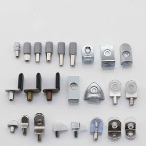 Zinc Alloy FURNITURE FITTINGS Cabinet <strong>Glass</strong> Holder <strong>Shelf</strong> <strong>Support</strong> - Product Image 2