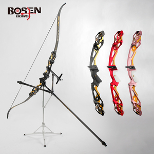 Riser de compétition professionnel 25 pouces en aluminium ILF usiné pour le tir à l'arc, bicolore rouge et or 25 pouces - Product Image 5