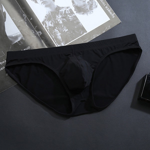 Nuevas Calzoncillas <span class=keywords><strong>para</strong></span> <span class=keywords><strong>Hombre</strong></span>, Tipo Sexy de una Pieza, Ultrafinas, Transparentes, de Seda de Hielo - Product Image 6