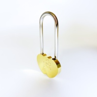 Cadenas d'amour en forme de double cœur, vente en gros personnalisée, design unique pour une sécurité personnalisée