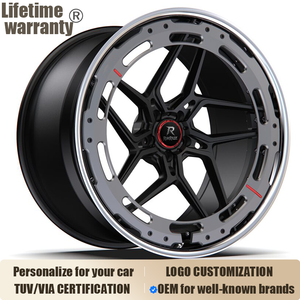 Cerchi in Lega Forgiati AL13 D014-109R a 3 Pezzi per BMW M440i, Audi S5, Mercedes C43 AMG, Porsche Taycan, VW Arteon, 19-22 Pollici, 5x114.3 - Product Image 1